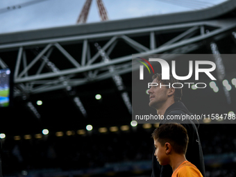 Dusan Vlahovic of Juventus during the UEFA Champions League 2024/25 League Phase MD1 match between Juventus and PSV Eindhoven at Juventus St...