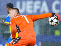 Lukasz Skorupski of Bologna FC during the UEFA Champions League 2024/25 League Phase MD1 match between Bologna FC and FC Shakhtar Donetsk at...