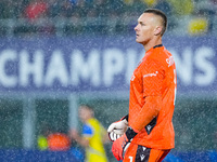 Lukasz Skorupski of Bologna FC looks on during the UEFA Champions League 2024/25 League Phase MD1 match between Bologna FC and FC Shakhtar D...