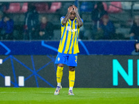 Newerton of FC Shakhtar Donetsk looks dejected during the UEFA Champions League 2024/25 League Phase MD1 match between Bologna FC and FC Sha...