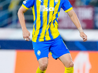 Dmytro Kryskiv of FC Shakhtar Donetsk during the UEFA Champions League 2024/25 League Phase MD1 match between Bologna FC and FC Shakhtar Don...