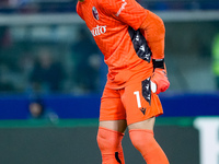 Lukasz Skorupski of Bologna FC yells during the UEFA Champions League 2024/25 League Phase MD1 match between Bologna FC and FC Shakhtar Done...