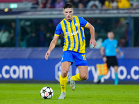 Heorhiy Sudakov of FC Shakhtar Donetsk during the UEFA Champions League 2024/25 League Phase MD1 match between Bologna FC and FC Shakhtar Do...