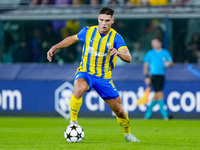 Heorhiy Sudakov of FC Shakhtar Donetsk during the UEFA Champions League 2024/25 League Phase MD1 match between Bologna FC and FC Shakhtar Do...