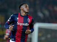 Jhon Lucumi of Bologna FC looks on during the UEFA Champions League 2024/25 League Phase MD1 match between Bologna FC and FC Shakhtar Donets...