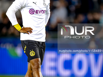 Borussia Dortmund forward Donyell Malen during the match between Club Brugge and Borussia Dortmund at the Jan Breydelstadion for the Champio...