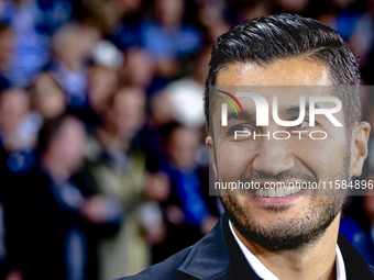 Borussia Dortmund trainer Nuri Sahin during the match between Club Brugge and Borussia Dortmund at the Jan Breydelstadion for the Champions...