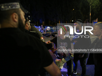 Israeli protesters block Herzog Street in West Jerusalem, near Prime Minister Netanyahu's residence, calling for an end to the war and the i...