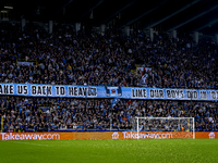 Supporters of Club Brugge during the match between Club Brugge and Borussia Dortmund at the Jan Breydelstadion for the Champions League, Lea...