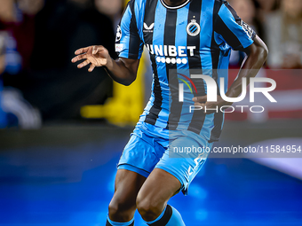 Club Brugge defender Joel Ordonez plays during the match between Club Brugge and Borussia Dortmund at the Jan Breydelstadion for the Champio...