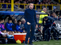 Club Brugge trainer Nicky Hayen during the match between Club Brugge and Borussia Dortmund at the Jan Breydelstadion for the Champions Leagu...