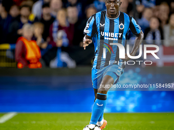 Club Brugge defender Joel Ordonez plays during the match between Club Brugge and Borussia Dortmund at the Jan Breydelstadion for the Champio...