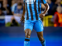 Club Brugge defender Joel Ordonez plays during the match between Club Brugge and Borussia Dortmund at the Jan Breydelstadion for the Champio...