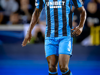 Club Brugge defender Joel Ordonez plays during the match between Club Brugge and Borussia Dortmund at the Jan Breydelstadion for the Champio...