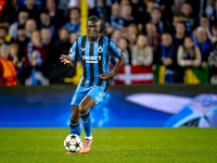 Club Brugge defender Joel Ordonez plays during the match between Club Brugge and Borussia Dortmund at the Jan Breydelstadion for the Champio...