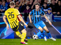 Club Brugge midfielder Maxim De Cuyper plays during the match between Club Brugge and Borussia Dortmund at the Jan Breydelstadion for the Ch...