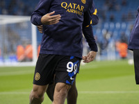 Mehdi Taremi #99 of Inter Milan warms up during the UEFA Champions League Group Stage match between Manchester City and Football Club Intern...