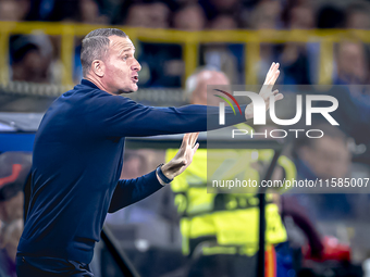 Club Brugge trainer Nicky Hayen during the match between Club Brugge and Borussia Dortmund at the Jan Breydelstadion for the Champions Leagu...