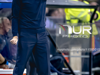 Club Brugge trainer Nicky Hayen during the match between Club Brugge and Borussia Dortmund at the Jan Breydelstadion for the Champions Leagu...