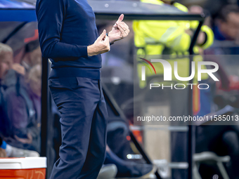 Club Brugge trainer Nicky Hayen during the match between Club Brugge and Borussia Dortmund at the Jan Breydelstadion for the Champions Leagu...