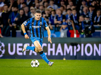 Club Brugge forward Christos Tzolis during the match between Club Brugge and Borussia Dortmund at the Jan Breydelstadion for the Champions L...