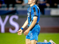 Club Brugge forward Christos Tzolis during the match between Club Brugge and Borussia Dortmund at the Jan Breydelstadion for the Champions L...