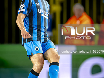 Club Brugge defender Brandon Mechele plays during the match between Club Brugge and Borussia Dortmund at the Jan Breydelstadion for the Cham...