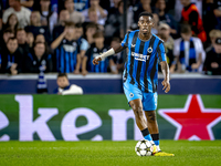 Club Brugge midfielder Raphael Onyedika plays during the match between Club Brugge and Borussia Dortmund at the Jan Breydelstadion for the C...