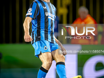 Club Brugge defender Brandon Mechele plays during the match between Club Brugge and Borussia Dortmund at the Jan Breydelstadion for the Cham...