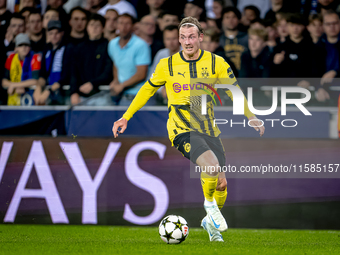 Borussia Dortmund defender Julian Brandt during the match between Club Brugge and Borussia Dortmund at the Jan Breydelstadion for the Champi...