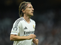 Luka Modric central midfield of Real Madrid and Croatia during the UEFA Champions League 2024/25 League Phase MD1 match between Real Madrid...