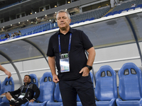 Dragan Skocic, head coach of Tractor SC, during the AFC Champions League Two Group A football match between Qatar's Al Wakrah SC and Iran's...