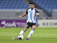 Hamdy Abdelfattah of Al Wakrah SC plays in the AFC Champions League elite football match between Qatar's Al Wakrah SC and Iran's Tractor SC...