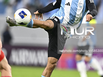 Hamdy Abdelfattah of Al Wakrah SC is playing in  AFC Champions League Two Group A football match between Qatar's Al Wakrah SC and Iran?s Tra...