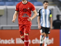 Tomislav Strkalj of Tractor SC celebrates after scoring the opening goal during the AFC Champions League elite football match between Qatar'...