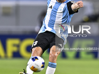 Alexander Scholz of Al Wakrah SC plays in the AFC Champions League elite football match between Qatar's Al Wakrah SC and Iran's Tractor SC a...