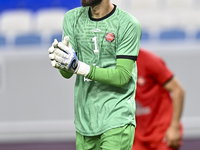 Ali Reza Safarbeiranvand of Tractor SC plays in the AFC Champions League elite football match between Qatar's Al Wakrah SC and Iran's Tracto...