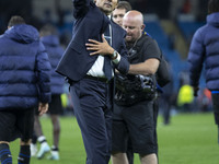 Inter Milan manager Simone Inzaghi salutes the fans at full time during the UEFA Champions League League Stage match between Manchester City...