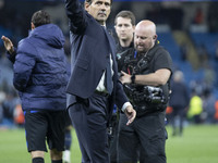 Inter Milan manager Simone Inzaghi salutes the fans at full time during the UEFA Champions League League Stage match between Manchester City...