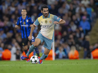 Ilkay Gundogan #19 of Manchester City F.C. during the UEFA Champions League League Stage match between Manchester City and Football Club Int...