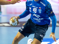 Zoltan Szita is playing during the  EHF Champions League Men match between  Orlen Wisla Plock and Dinamo Bucuresti in Plock, Poland on Septe...