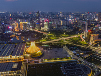 The newly decorated permanent site of the ASEAN Expo in Nanning, Guangxi province, China, on September 14, 2024. (