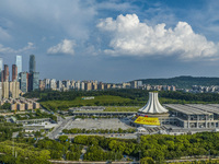 The newly decorated permanent site of the ASEAN Expo is in Nanning, Guangxi province, China, on September 15, 2024. (