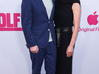 Jon Watts and Dianne McGunigle arrive at the Los Angeles Premiere Of Apple TV+'s 'Wolfs' held at the TCL Chinese Theatre IMAX on September 1...