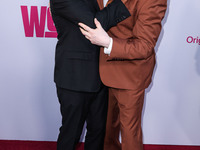 George Clooney and Richard Kind arrive at the Los Angeles Premiere Of Apple TV+'s 'Wolfs' held at the TCL Chinese Theatre IMAX on September...