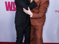 George Clooney and Richard Kind arrive at the Los Angeles Premiere Of Apple TV+'s 'Wolfs' held at the TCL Chinese Theatre IMAX on September...