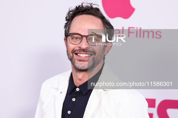 Nick Kroll arrives at the Los Angeles Premiere Of Apple TV+'s 'Wolfs' held at the TCL Chinese Theatre IMAX on September 18, 2024 in Hollywoo...