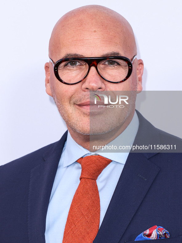 Billy Zane arrives at the Los Angeles Premiere Of Apple TV+'s 'Wolfs' held at the TCL Chinese Theatre IMAX on September 18, 2024 in Hollywoo...