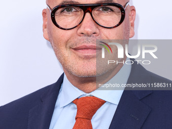 Billy Zane arrives at the Los Angeles Premiere Of Apple TV+'s 'Wolfs' held at the TCL Chinese Theatre IMAX on September 18, 2024 in Hollywoo...