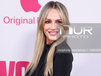 Monet Mazur arrives at the Los Angeles Premiere Of Apple TV+'s 'Wolfs' held at the TCL Chinese Theatre IMAX on September 18, 2024 in Hollywo...